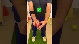 How to grip the ball for fast bowling? Correct Grip for Fast Bowling #shorts