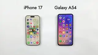 iPhone 17 vs Samsung A54 - SPEED TEST!