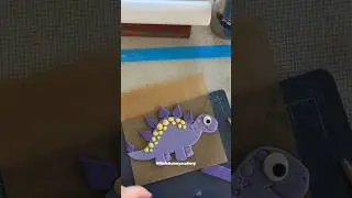 Another handcut fondant dinosaur!