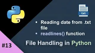 Reading Data in File Handling | Readlines Function in Python | File Handling in Python