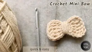 How to crochet a bow| Easy Bow tutorial for Beginners