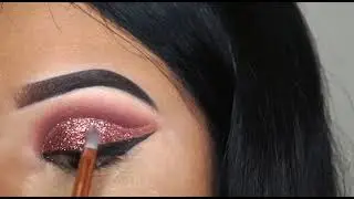 Glitter Glam Look Using Huda Beauty New Nude Palette ✨