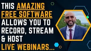 Discover How To Easily Record, Stream, Host Live Webinars With This Amazing FREE Software...