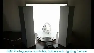 360&deg; Photography Turntable, Software & Lighting System