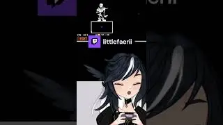 You can still move sideways while you're blueballed | LittleFaerii on #twitch #shorts #undertale