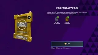 Mut 21 pro fantasy packs are on fire