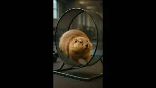 shocking!!&ldquo;Chubby Prairie Dog on the Wheel 🐾 Can He Keep Up?&rdquo;#PrairieDog #ChubbyAnimals #FunnyPets