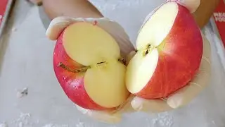 Ice Cream Rolls - Japanese Apple Ice Cream