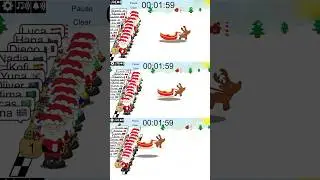 Santa race|Christmas 2024 | you wanna jump to next race comment name and country 🙌 #shorts #foryou