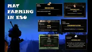How to Farm Gold Mats in ESO