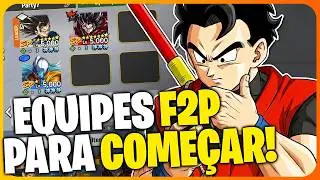 MELHORES EQUIPES para INICIANTES no DRAGON BALL LEGENDS!