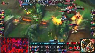 H2K Kasing Shen VS Fnatic Febiven Jayce Highlights   2015 EU LCS Summer W7D1