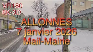 Tranche de vie - ALLONNES Le mail et la place de la Mairie - 7 janvier 2026