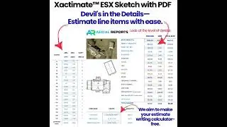 Aerial Reports Xactimate ESX PDF File #xactimate #aerialreports