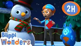 Christmas Scavenger Hunt | Blippi Wonders | Preschool Learning | Moonbug Tiny TV