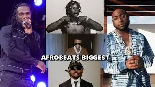 Top 10 Biggest Afrobeats Artists 2024 || Burna Boy, Davido, Rema, Wizkid, Asake ||