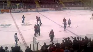 Paris Mounties vs Woodstock NavyVets Junior C Fight