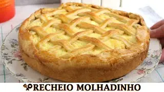 EMPADÃO DE FRANGO COM RECHEIO CREMOSO - RECEITAS QUE AMO