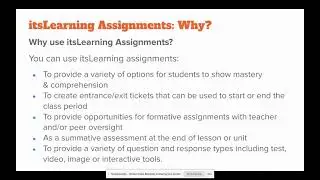 itslearning Assignments - Why? -  GEM - BCSC