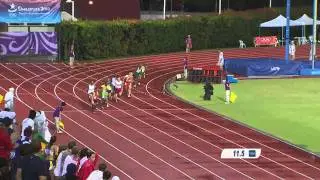 Men's Medley Relay Final - Athletics - Singapore 2010 Youth Games