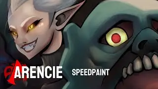 Original Character - Fusion | Digital Art Painting Timelapse | Arencie Speedpaint