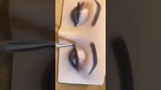 Soft glam look eye makeup tutorial #shortvideo
