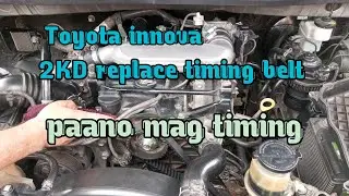 Toyota Innova 2kd replace timing belt