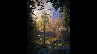 How to create a natural environment with Cinema 4D and Octane