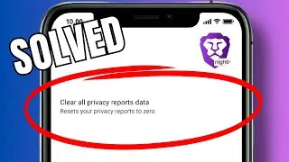 How to delete all privacy report data in Brave Nightly