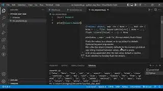Keywords in Python