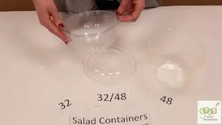 DEMO: Compostable Plastic Salad Bowls