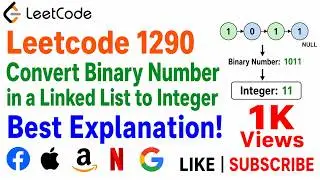 LeetCode 1290  Convert Binary Number in a Linked List to Integer