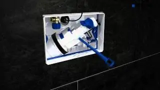 Geberit Sigma80 bedieningsplaat - Installation