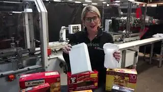 Adco, semi automatic, horizontal, hot melt glue cartoner
