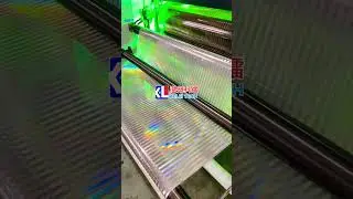 Reflective Film Embossing Machine #holographicdisplay #factory #UV