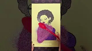 Sand Painting 🎨⏳ #sandpainting #sandasmr #satisfying #short #relaxing #sandart #cute #art #asmr
