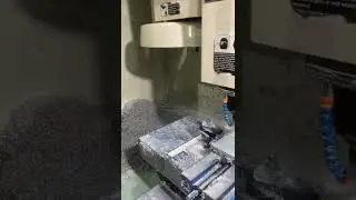 Fadal vmc 15, old school, shredding aluminum.