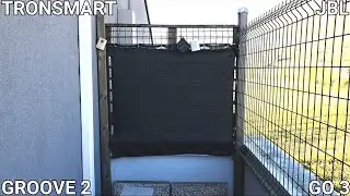 TRONSMART GROOVE 2 VS JBL GO 3 (Max Volume Outdoor Test)