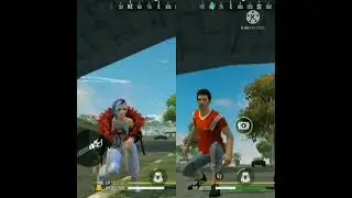 A124 VS K Character Ability Test || free fire k character vs a124 hp fight challenge ||#shorts