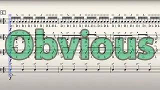 Obvious - [EASY] Drumline Cadence
