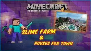 Slime Farm and House  || Minecraft Live || Apex Legends #minecraft #warzone #minecraftlive