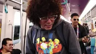 Mc Estudante - Freestyle no metr&ocirc; com Sax e Viol&atilde;o