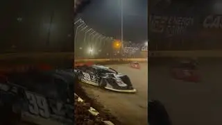 Super late models at the dirt track at Charlotte ￼motor speedway