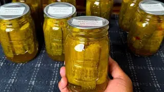 How to make perfectly crisp dill pickles! 