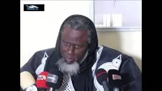 Paix à Diohine Serigne Cheikh Ndigual Séne face à la presse.