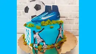 Torta motivo calcio, compleanno bimbo/Torta pentru iubitorii de fotbal/Торт для мальчиков