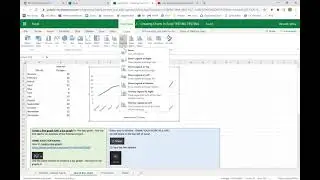 Lecture 2 1 Line and Bar Graphs using Excel in Browser