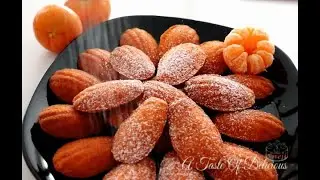 Vegan Orange Madeleines