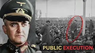 Public Execution of Nazi General for Massacring 9,500 Children & Women