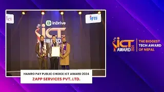 Hamro Pay Public Choice ICT Award 2024 winner | Zapp Services Pvt. Ltd.🏆